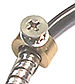 Brass Keeper Type Armored Cord Mount
