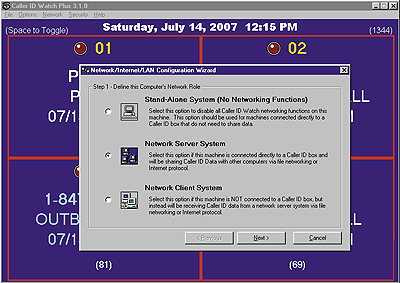 Click to see a bigger picture of the Network Setup Wizard
