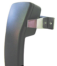 Euro Handset in Chrome Hookswitch / Hanger