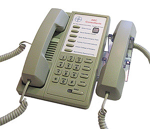 Consultation Phone with 6 Speed Dials and Replaceable Inkjet Paper Designation