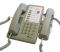 Consultation Feature Phone with 2 Handsets and 6 Speed Dial Buttons