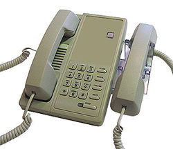 Consultation Feature Phone with 2 Handsets and 6 Speed Dial Buttons