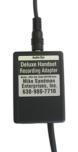 Deluxe Handset Recording Adapter