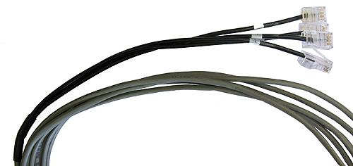 4 Pair QWIK Cable - 15' Single Ended - 4 RJ-45 Mod Plugs
