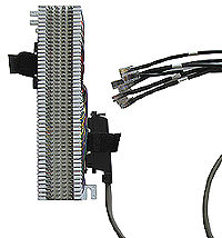 Mod 8 Cable for NEC Systems plugged into Connectorized 66 Block (not included)