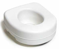 Typical Raised or Elevated Drug Store Toilet Seat