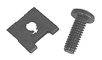 Screws and Tinnerman Clips for Patch Panels