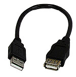 USB Handset Sound Card Dongle Extension Cord