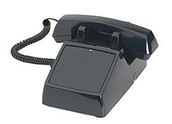 Black 2500 No-Dial Desk Phone