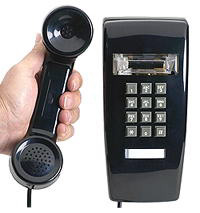 Black 2554 Wall Phone