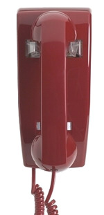 Red No-Dial 2554 Wall Set