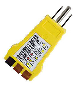 Always use an AC Outlet Tester to see if an outlet is wired correctly!