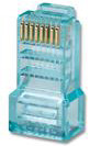 Universal 2-4-6-8 Pin Mod Plugs are included on the short Modular Cord- fit in any Modular Jack!