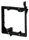 Double Gang Plastic Low Voltage Flush Mount Wall Plate