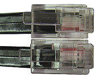 Modular Handset Cords are wired so the ends are Reversed