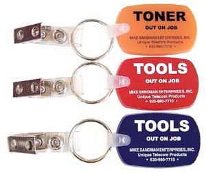 Out-on-Job Tags help you remember to take your tools!