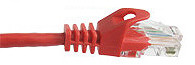 14' Red CAT5e Patch Cord with Easy Press Clip™