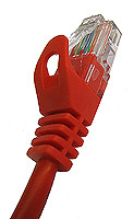 10 Foot CAT5e Patch Cord with Easy Press Clip™ - Choose Color