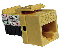 Yellow CAT5e RapidJack™