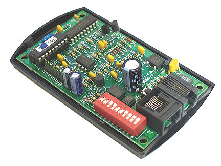 Rounded Box with an Example Circuit Board