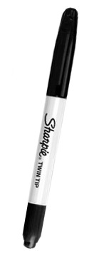 Twin Tip Sharpie - Fine and Extra Fine