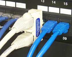 ethernet cable patch panel