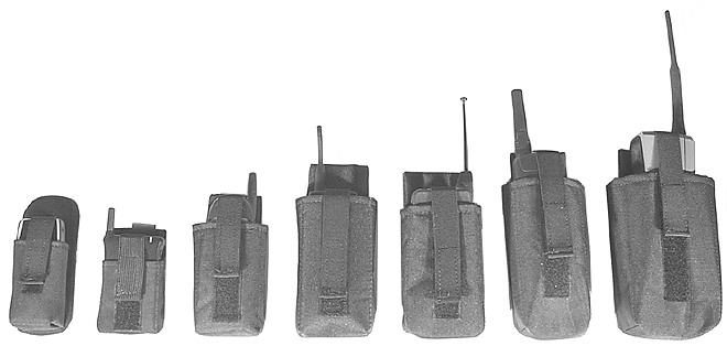 Heavy Duty Cell and Cordless Phone Pouches with Metal Clip