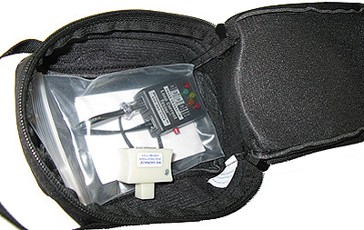 Click to see a bigger picture of the case with accessories that comes with the Deluxe Loop Current Tester Kit. It will hold a bunch of testers!