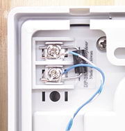 Click for bigger picture of the Door TVS mounted to a Door Box