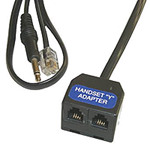 Black Handset Recording Adapter