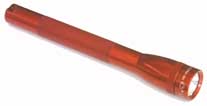 Red AAA Mini-Maglite Flashlight with Batteries