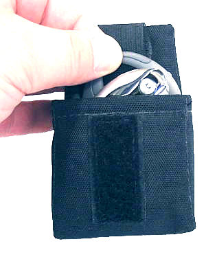 #19 Cordura Pouch with Bluetooth Headset