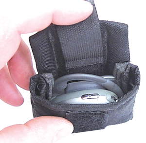 #19 Cordura Pouch with Bluetooth Headset