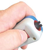 Click to see a bigger picture of the blade holder in the Blue/Gray Punch Tool