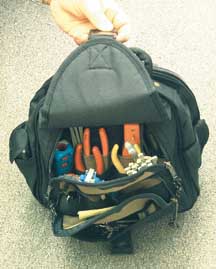 Secret BackPack Tool Case from Top