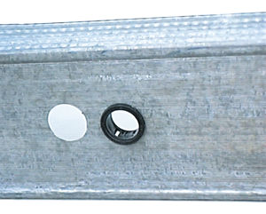 7/8 inch Plastic Bushing in hole in stud
