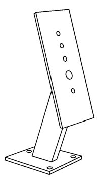Telephone Pedestal - 12 inches