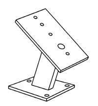 Telephone Pedestal - 6 inches