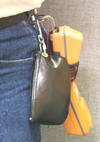 Click to see bigger picture of Butt-Set Belt Clip on Belt