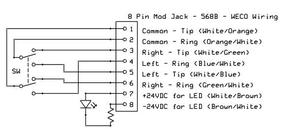 TKM Modular Wiring Schematic with LED