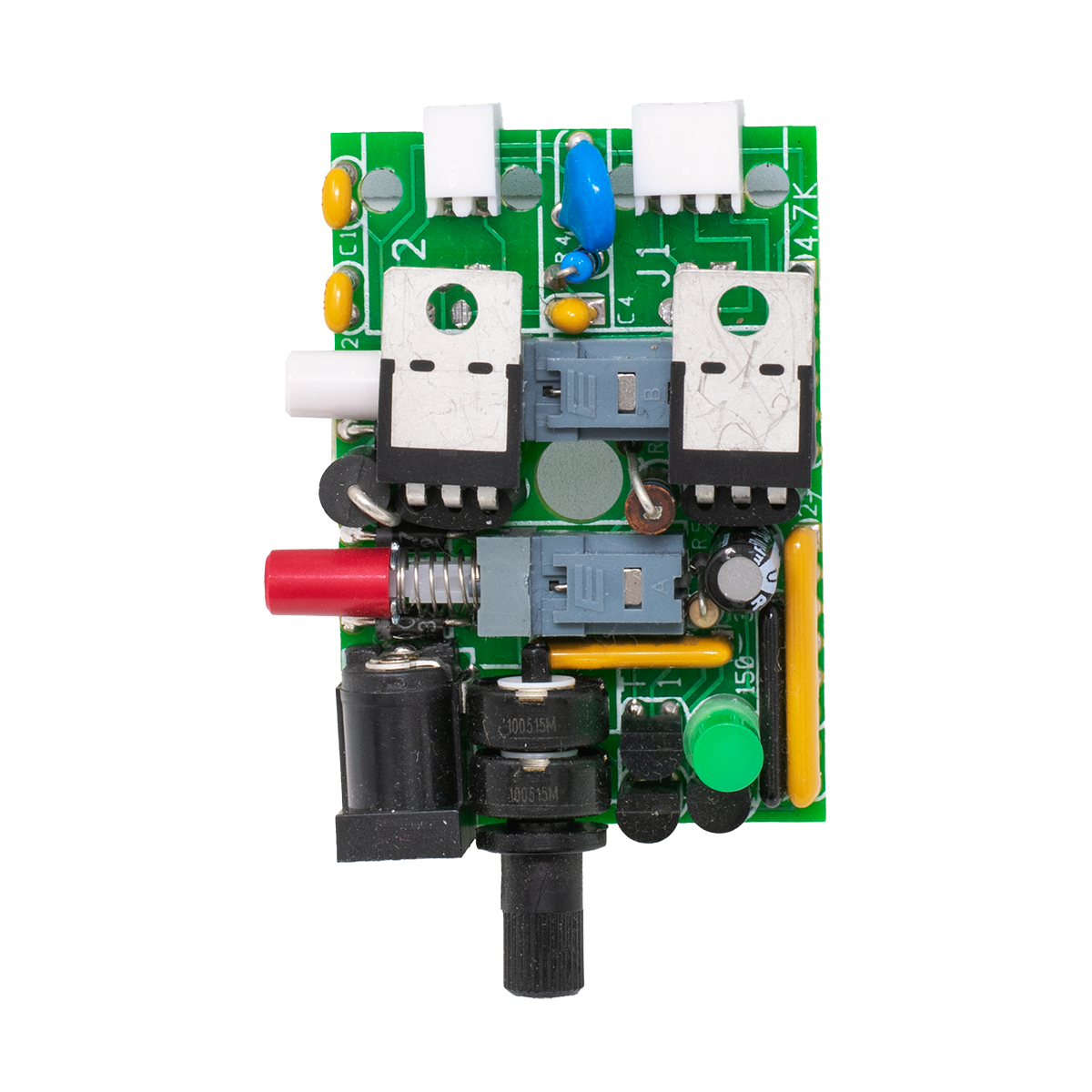 Loop Current Booster Line Card for 25 Line Chassis (Top View)