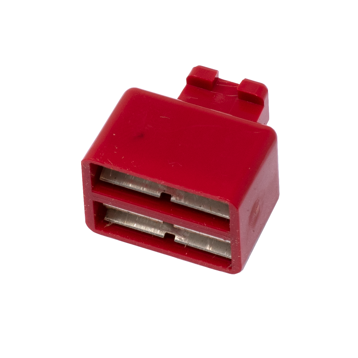 1 Pair Red 66 Block Bridging Clip (Top View)