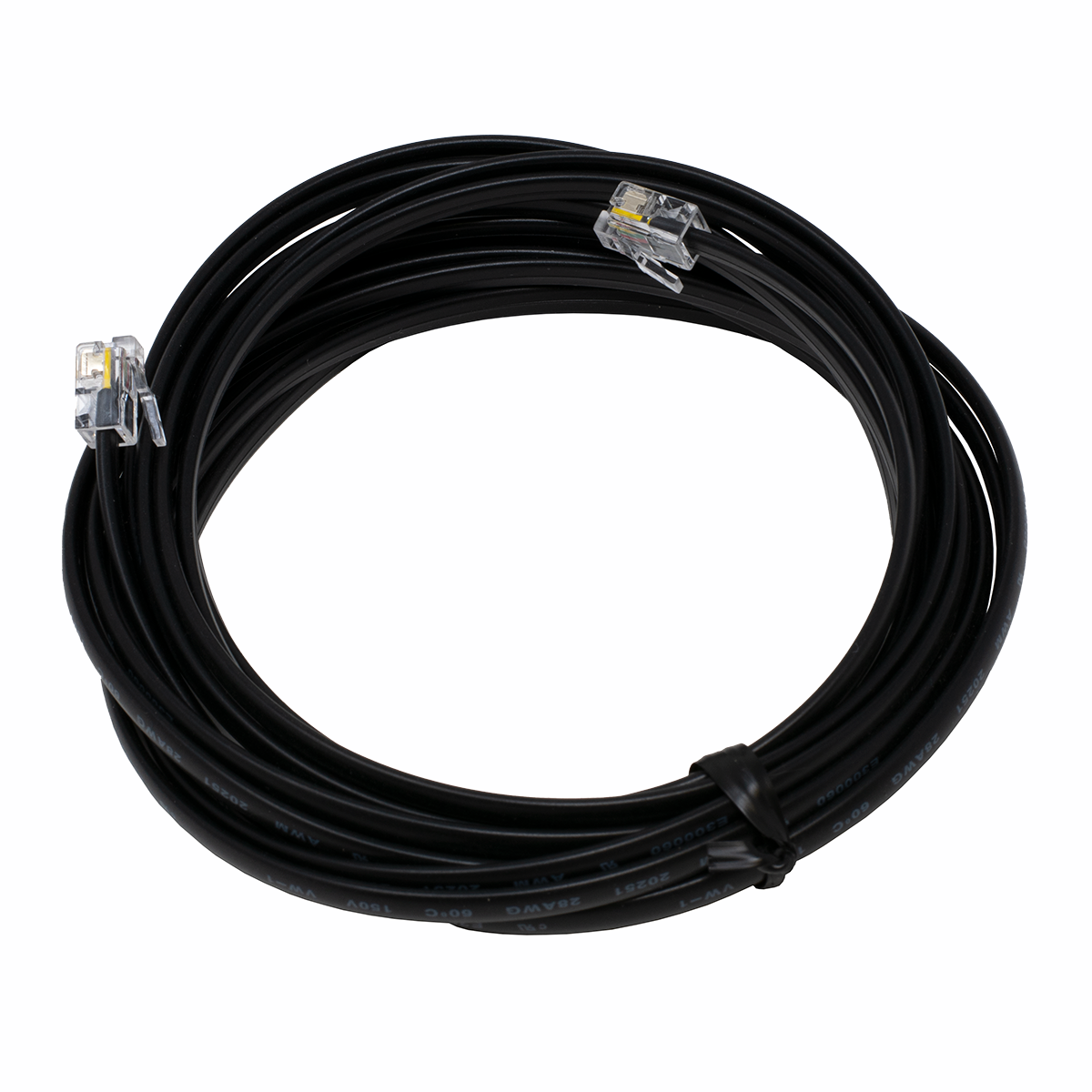 CHM5D - 14' Straight (Non-Coiled) Black Handset Cord