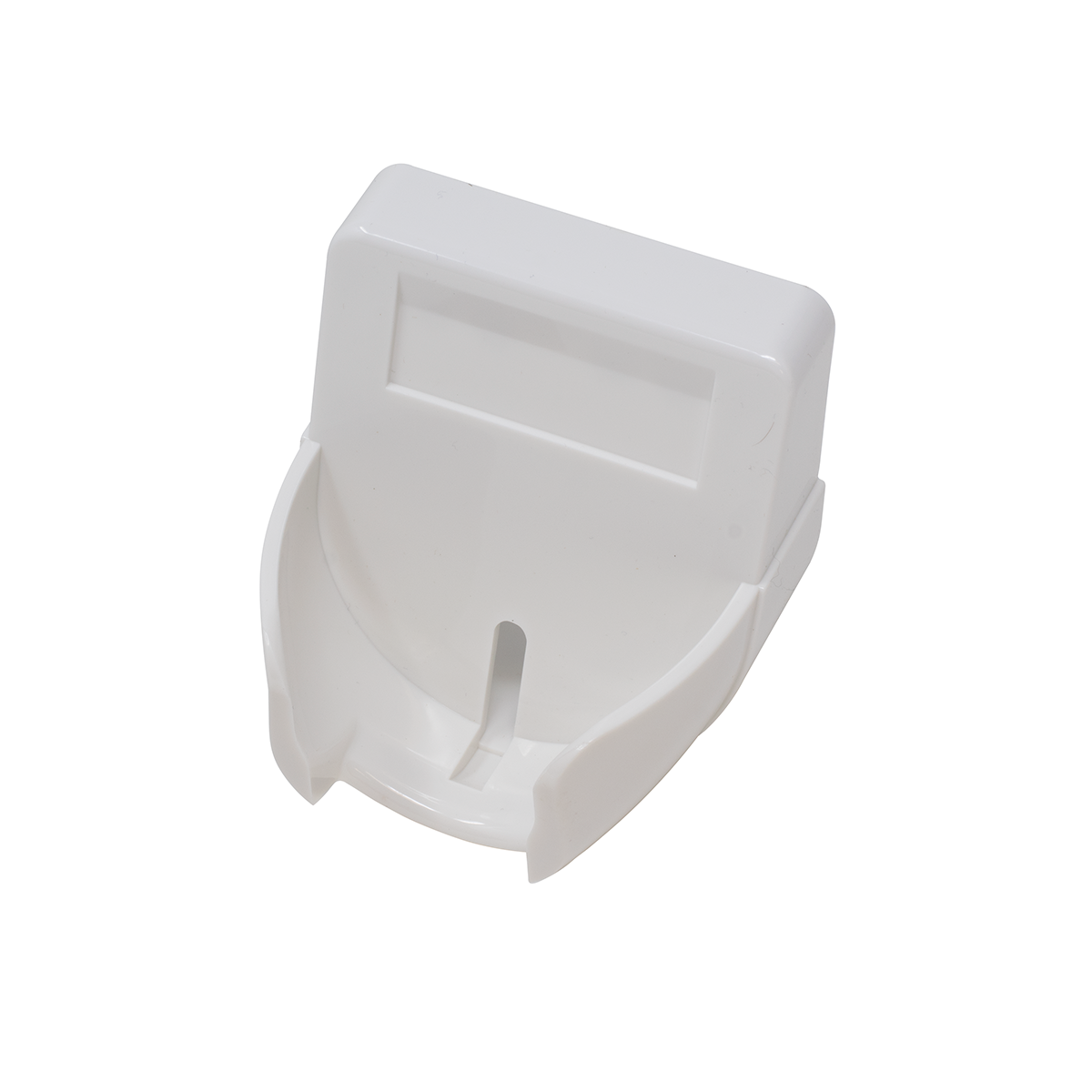 White Plastic Cup Hanger (Front View)