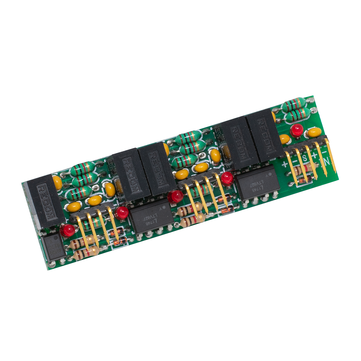 5-Line Loop Current Booster Chassis Power Module (Top VIew)