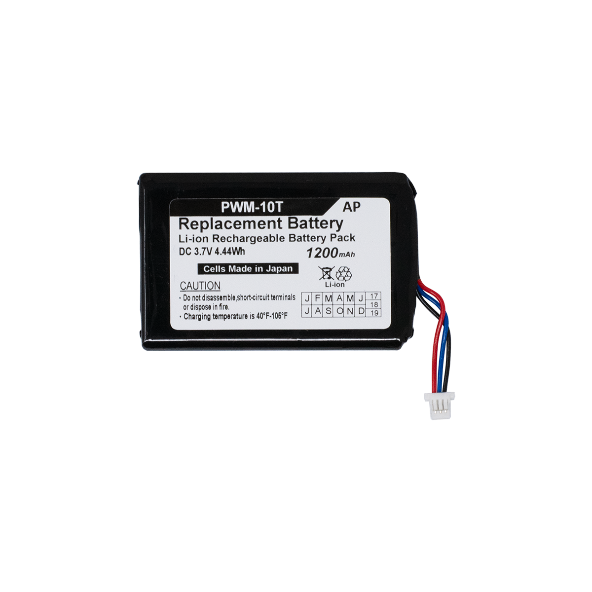 CISCO, PTE 110, DK GRAY,3.6 V, 730MAH, NIMH