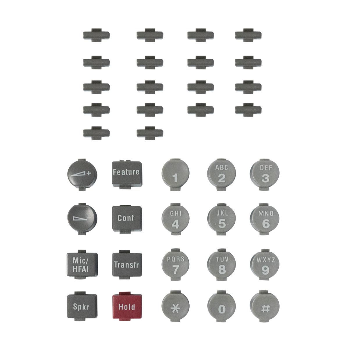 AVAYA, EURO 18, BLACK, (38 PIECE SET)