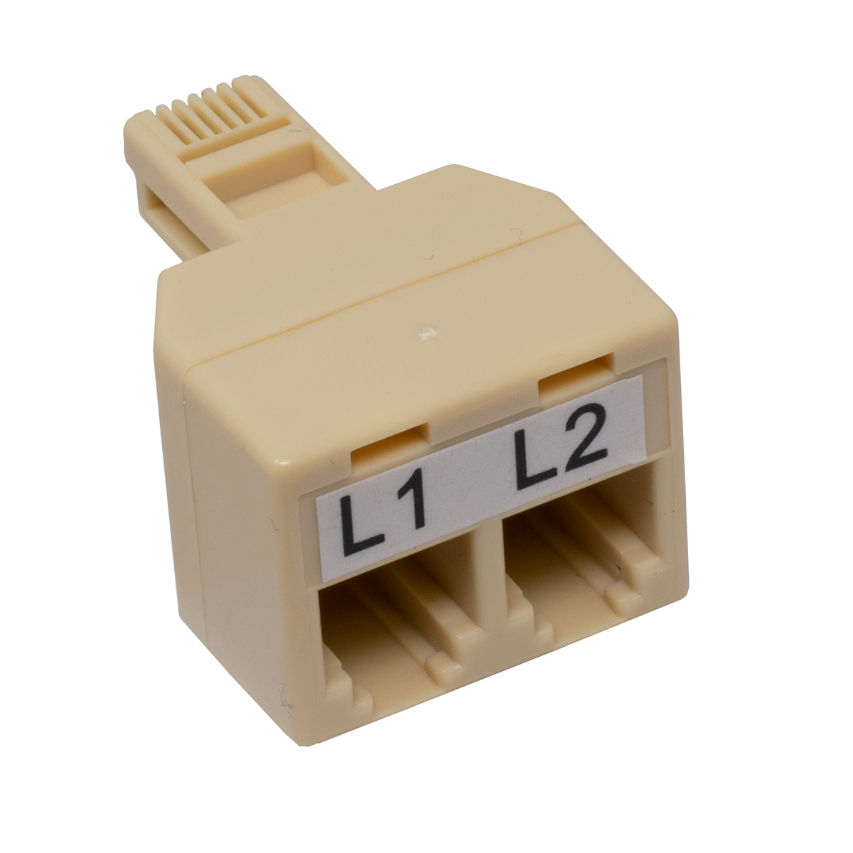 Line 1 Line 2 T Adapter (Jack View)