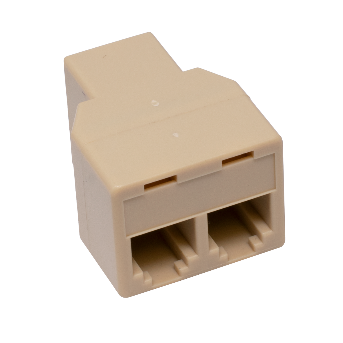4 Pin Modular Y Adapter - 3 Female (Front View)