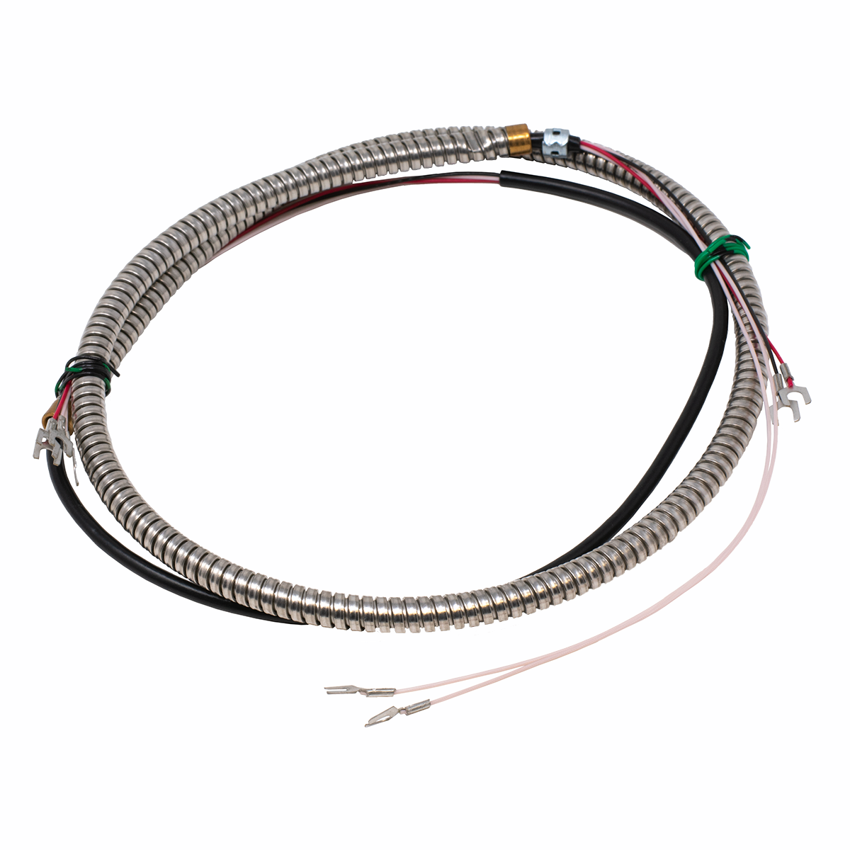 20" Armored Handset Cord - Tinsel Wire